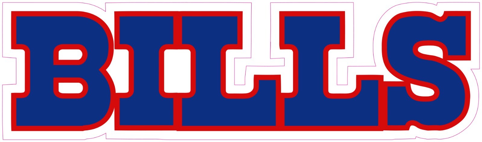 Buffalo Bills Football Vinyl Decal Sticker Car Truck Bumper Tumbler Mug