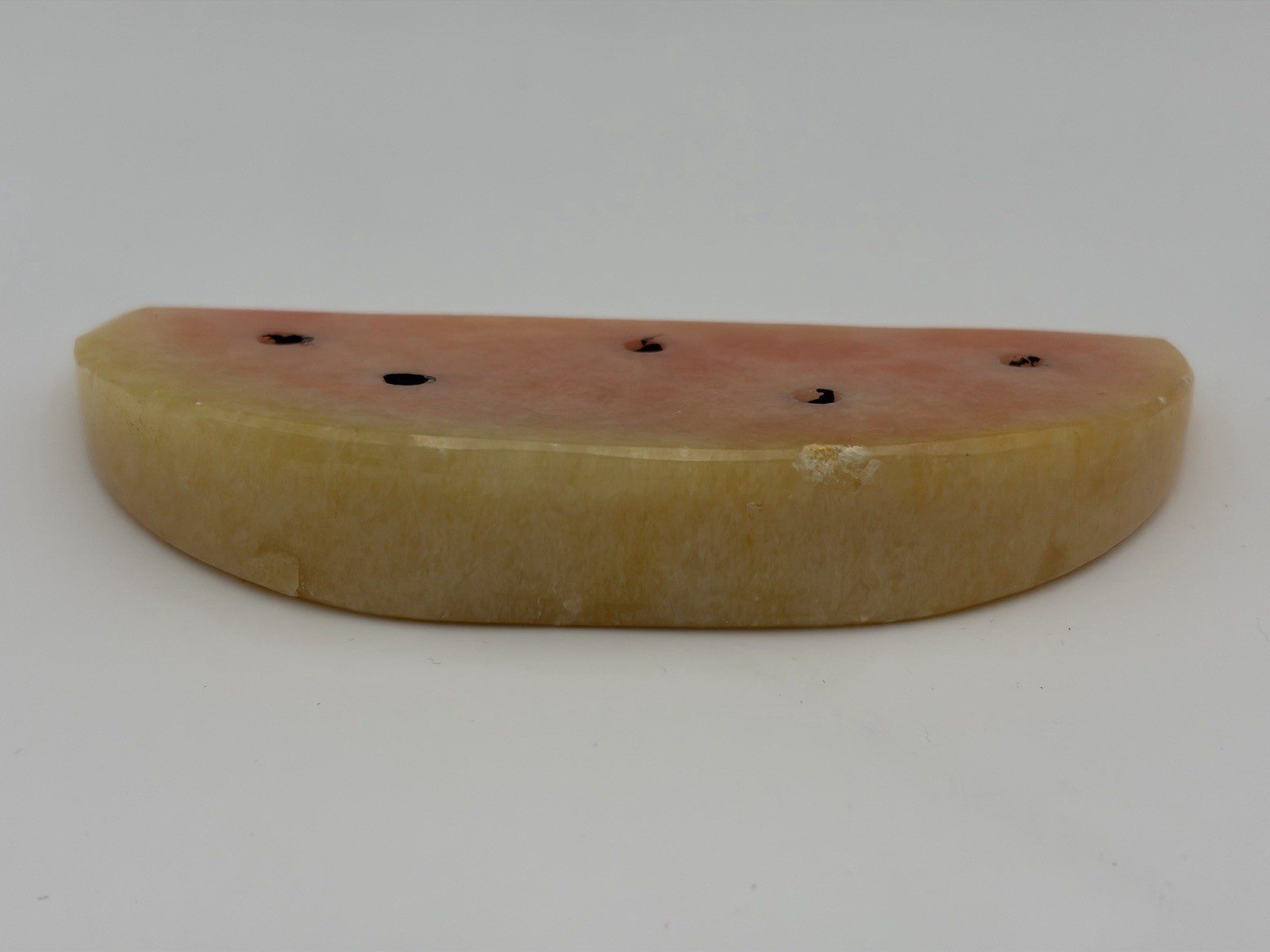 Vintage MCM Alabaster Stone Fruit 6 Piece Lot