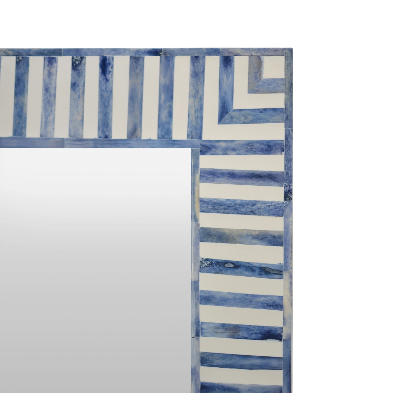 Bone Inlay Mirror Frame Handmade Decor Design Wood Frame for entryway, hallway