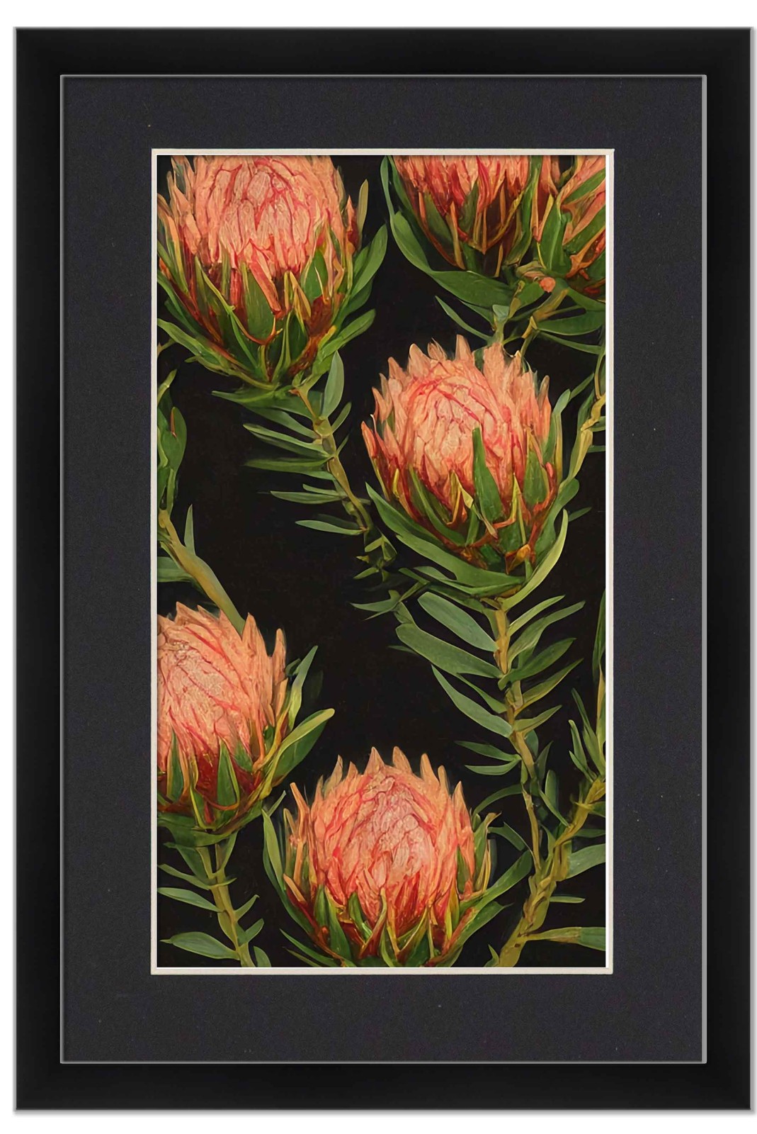 5.5×8.5 Frame Black With Black Picture Mat For 5.5×8.5 Photo – Black 8.5×11 Fram