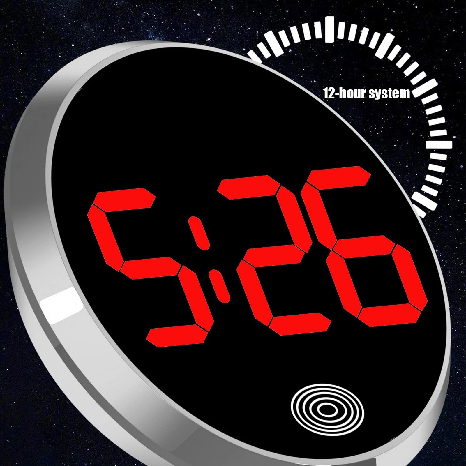Professional 1Pc Car Clock Digital Dashboard Mini Electronic For Dash Vehicle