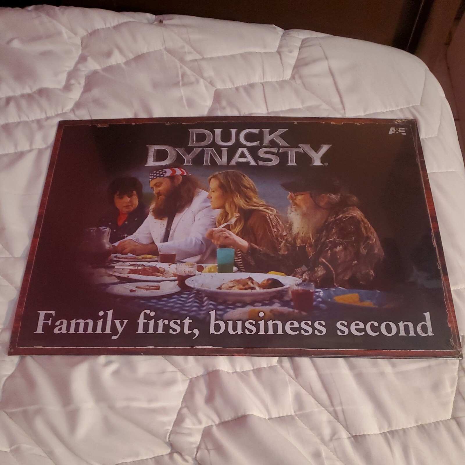 Duck Dynasty Family First, Business Second Metal Tin Sign [17″×12″] New (#8)