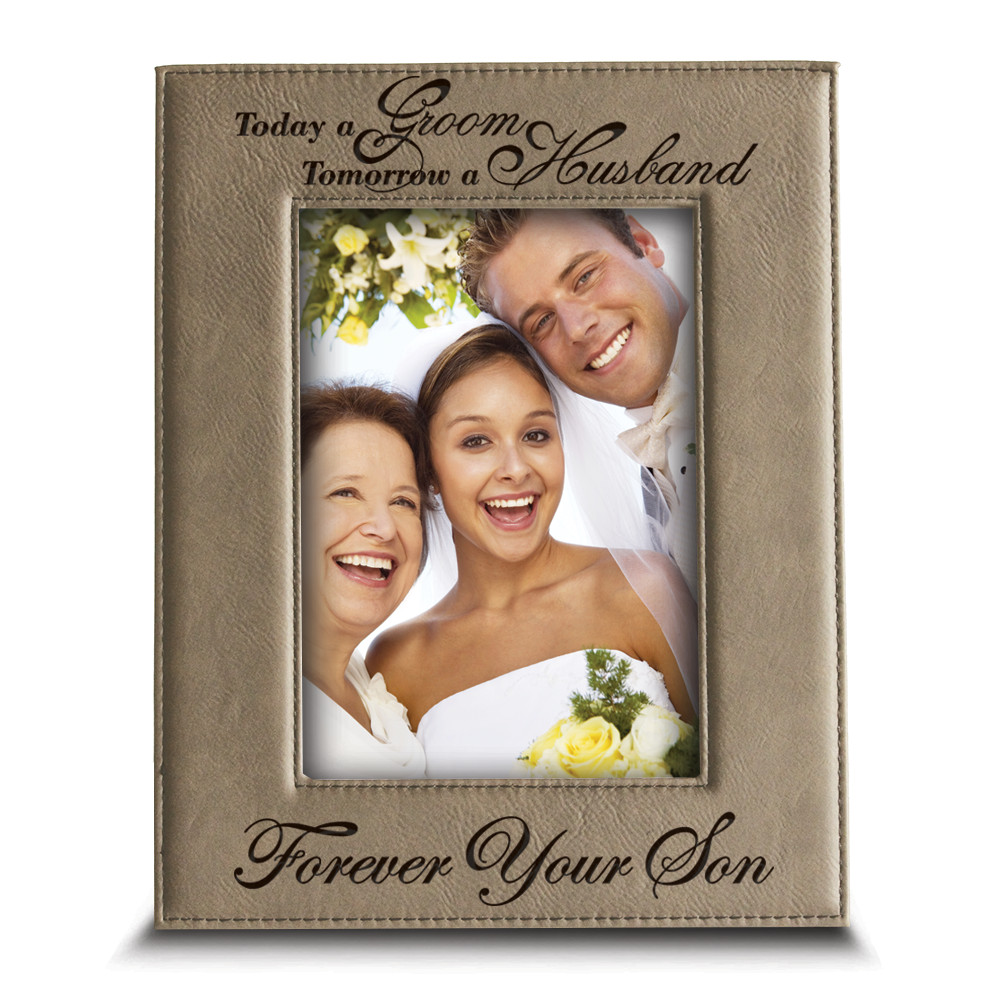 Bella Busta- Today a GROOM, Tomorrow a HUSBAND, Forever Your SON- Engraved