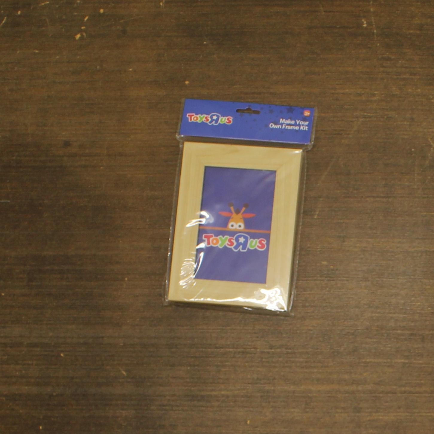 LOT OF 5 Toys R Us Make Your Own Picture Frame Kit Set Brown 4 In .x 6 In.