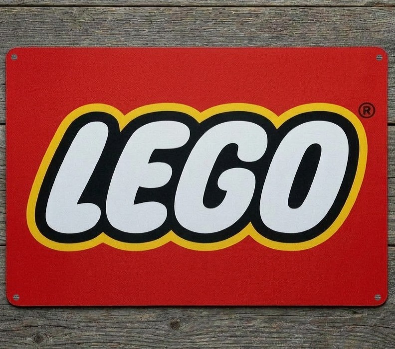 Lego 8 x 12 Novelty Metal Sign Made In USA New!